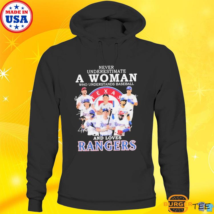 Never underestimate a woman who understands baseball loves Nationals  signatures shirt, hoodie, sweater, long sleeve and tank top