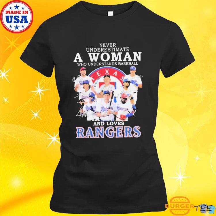 Official Texas Rangers Team Images Never Underestimate An Old Man Who  Understands Baseball And Loves Texas Rangers Signatures T-shirt, hoodie,  sweater, long sleeve and tank top