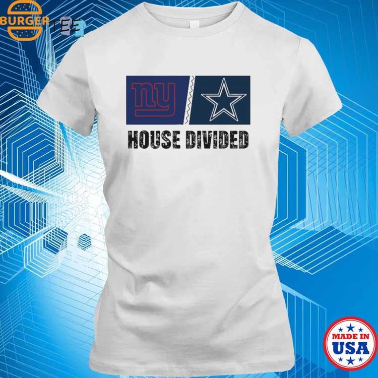 New York Giants Vs Dallas Cowboys House Divided Shirt - Peanutstee