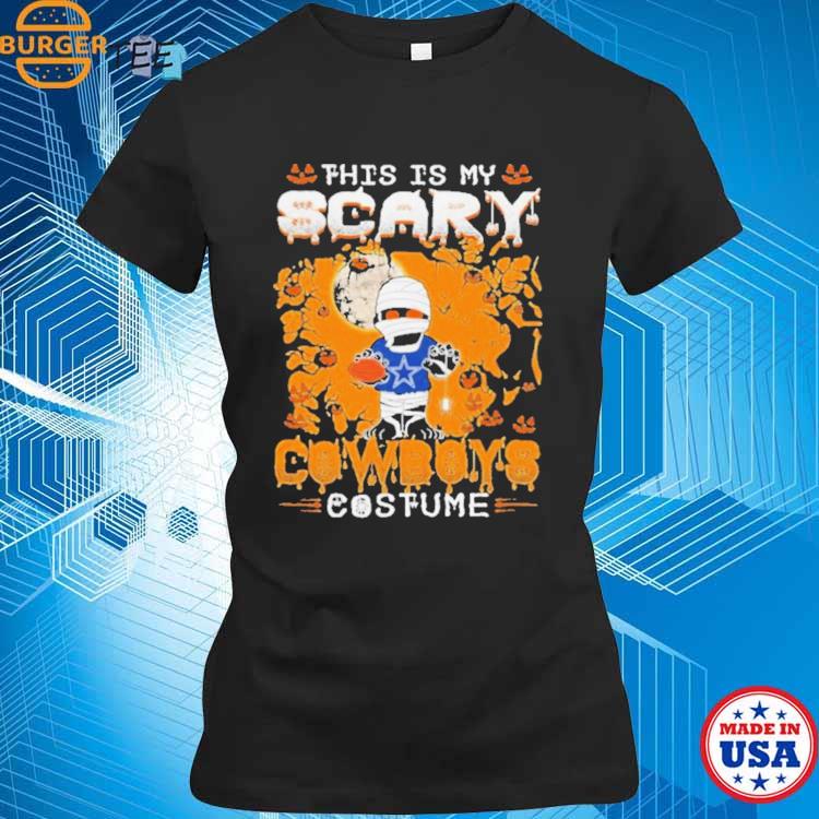 NFL Dallas Cowboys Halloween This Is My Scary Costume Shirt