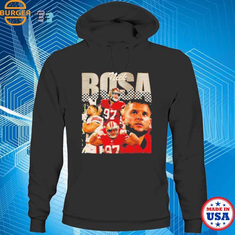 Nick Bosa San Francisco 49ers retro shirt, hoodie, sweater, long sleeve and  tank top