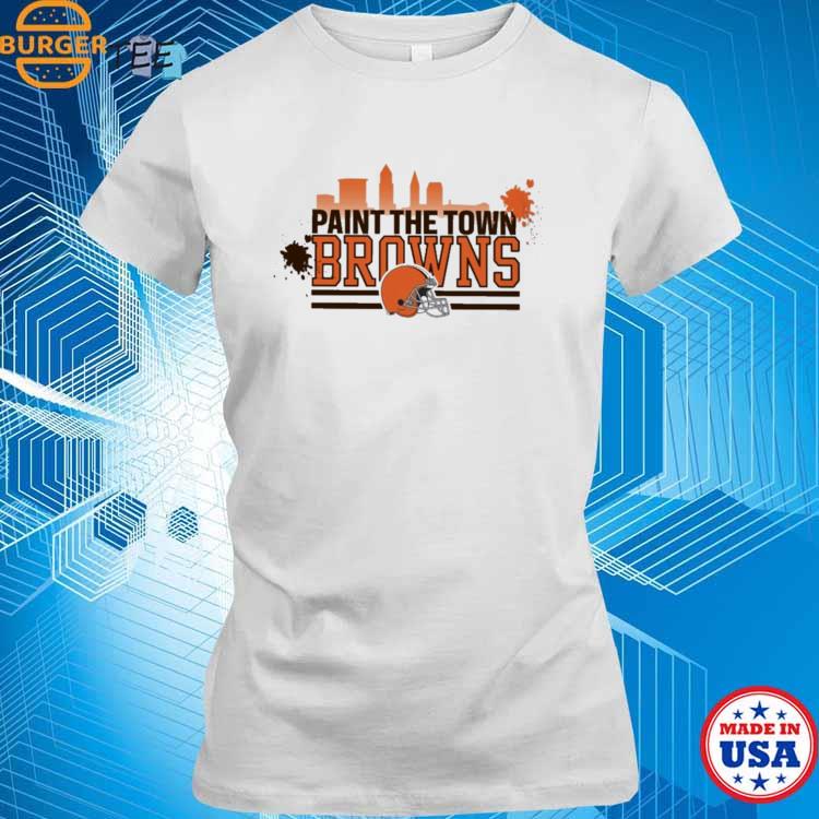 Official Paint The Town Cleveland Browns Football T-shirt, hoodie, sweater,  long sleeve and tank top