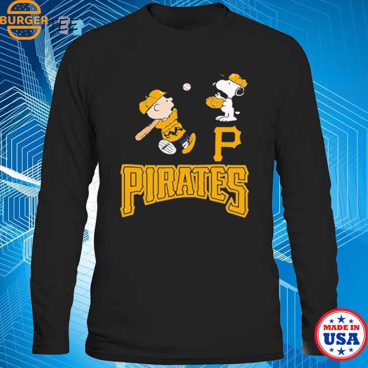 Peanuts Charlie Brown And Snoopy Playing Baseball Pittsburgh Pirates shirt,  hoodie, sweater, long sleeve and tank top