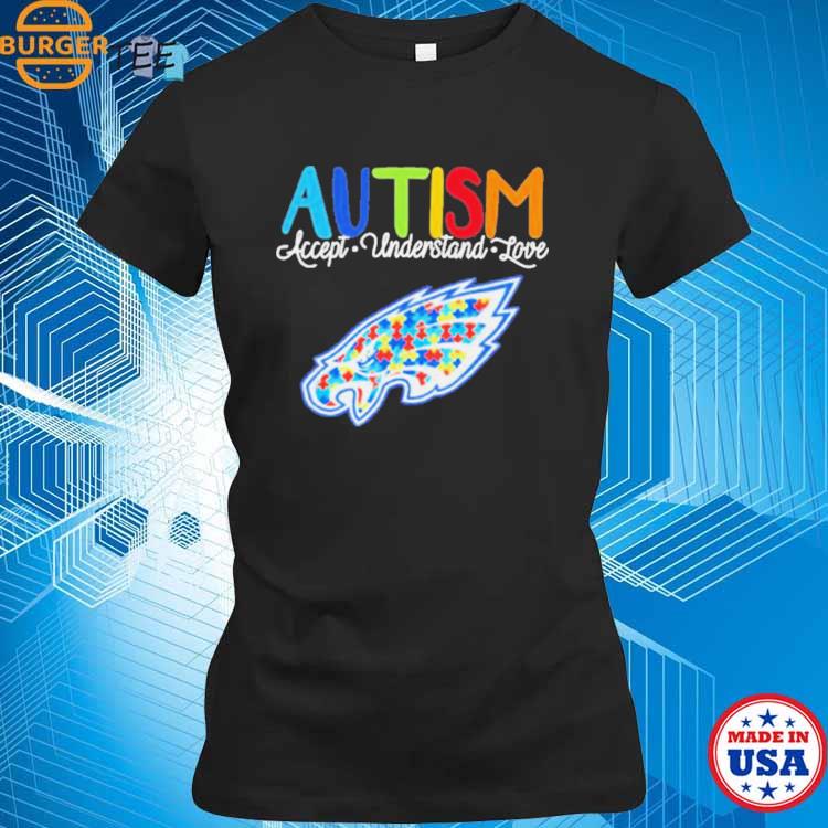 Official Philadelphia Eagles Autism awareness accept understand love shirt,  hoodie, sweater, long sleeve and tank top