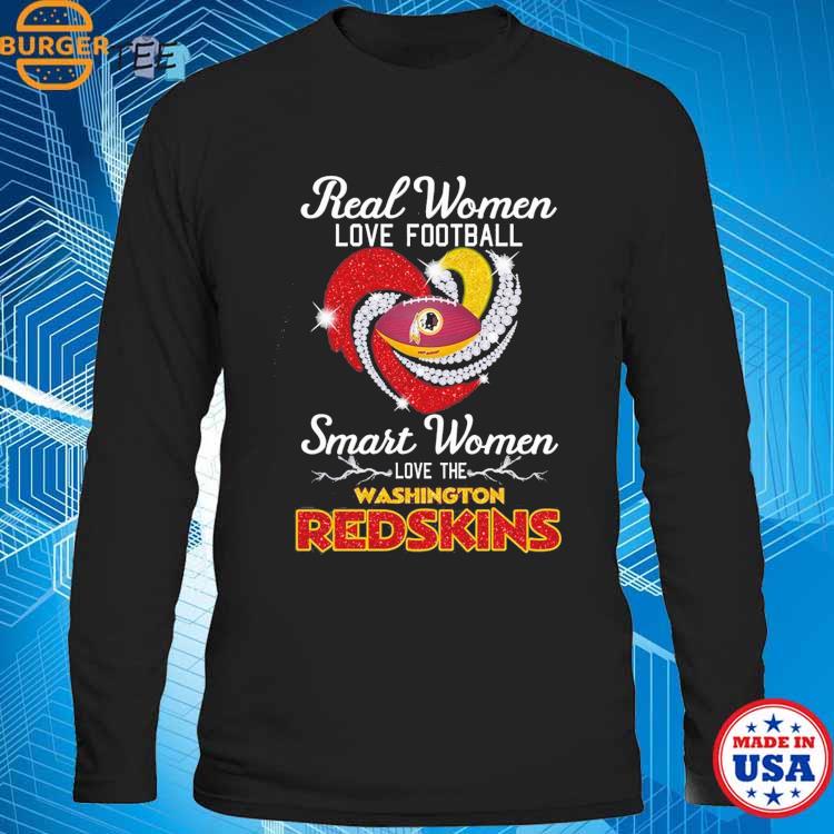 Real Women Love Football Washington Redskins T-shirt - Shibtee