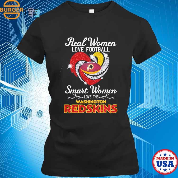 Real Women Love Football Washington Redskins T-shirt - Shibtee