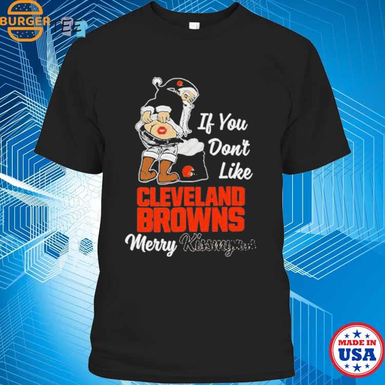 Happy Merry Christmas the Gnomes Cleveland Browns logo shirt