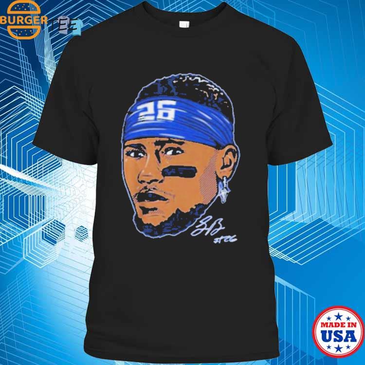 Saquon Barkley Superstar Pose Signature Shirt