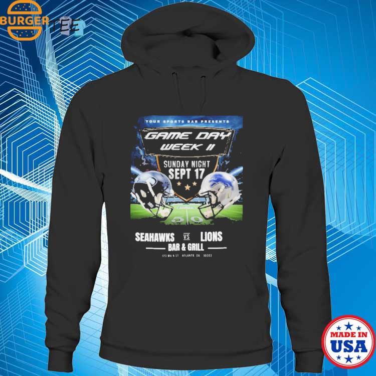 Seattle Seahawks Vs Detroit Lions Game Day Week II 2023 Comfort