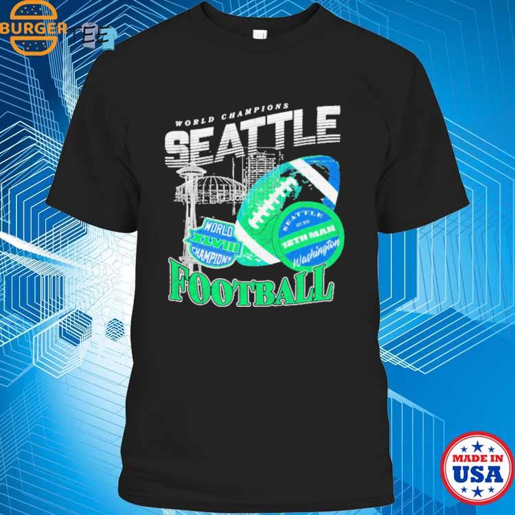 Seattle Seahawks World Champions Football Retro Shirt