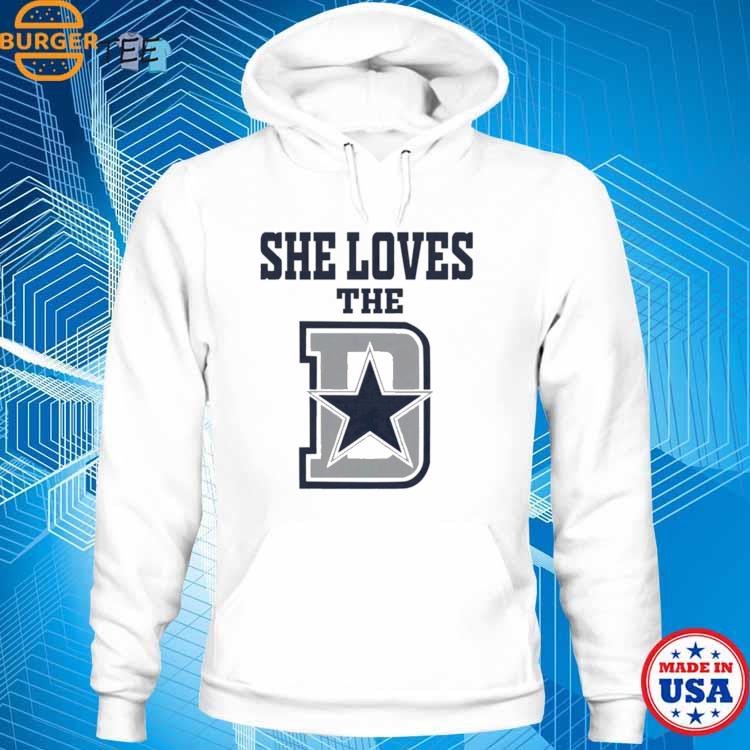 Official she loves the Dallas Cowboys T-shirt, hoodie, sweater, long sleeve  and tank top