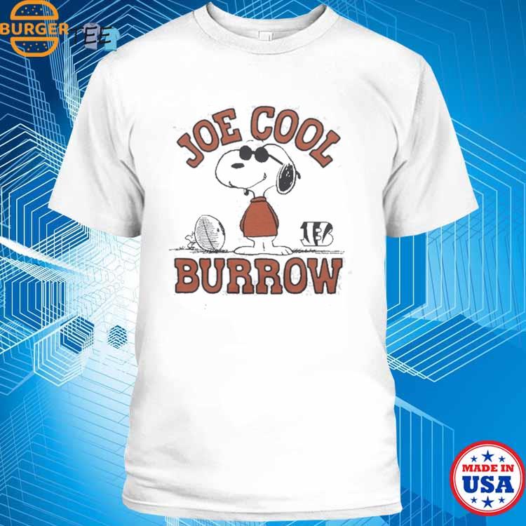 Peanuts Snoopy x Bengals Joe Cool Burrow shirt, hoodie, sweater