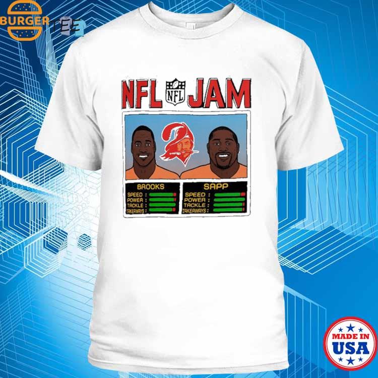 NFL Jam Derrick Brooks and Warren Sapp Tampa Bay Buccaneers shirt, hoodie,  sweater, long sleeve and tank top