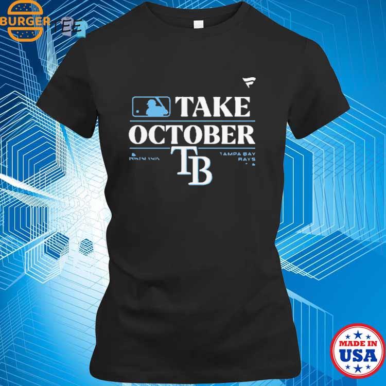 Tampa Bay Rays Fanatics 2023 Postseason Locker Room T-Shirt