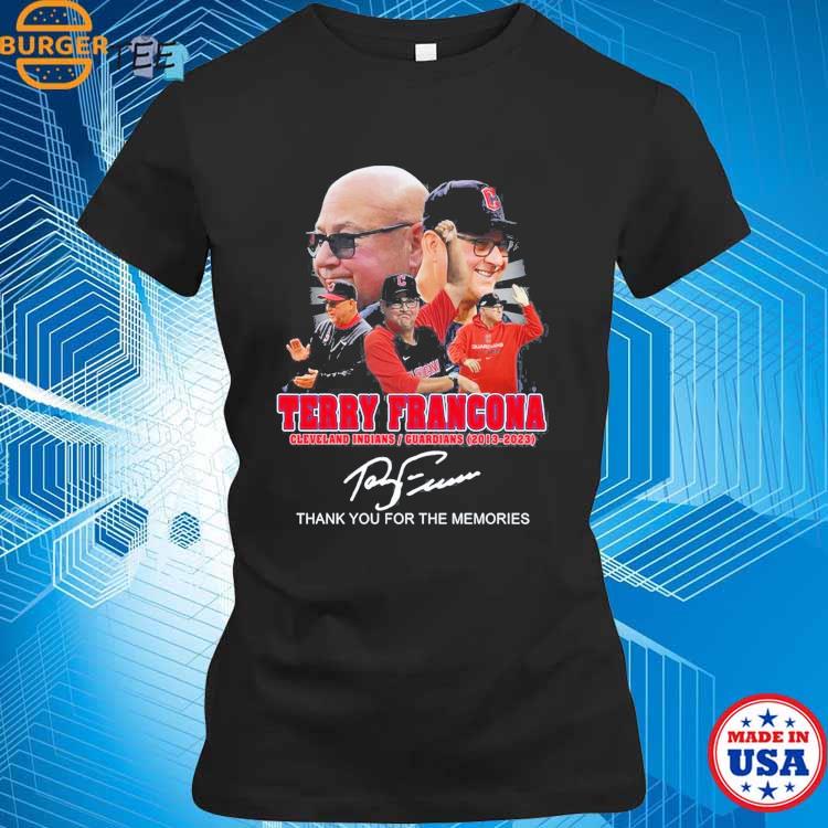 Terry Francona Cleveland Indians Guardians 2013 – 2023 Thank You For The  Memories T-shirt - Shibtee Clothing