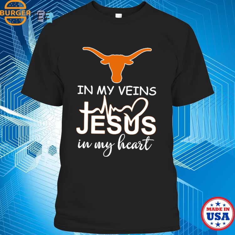 Washington Nationals Logo 2023 In My Veins Jesus In My Heart Shirt