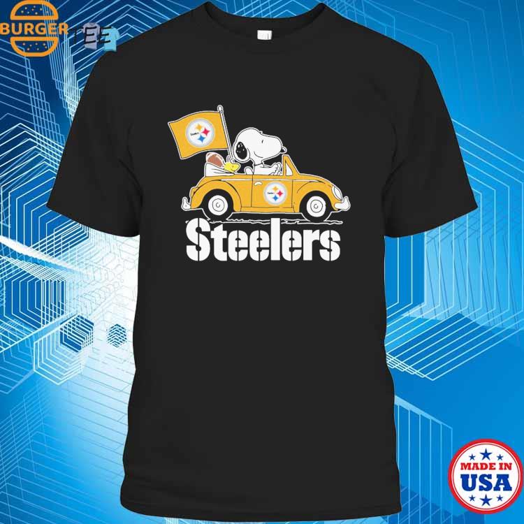 Pittsburgh Steelers Football Woodstock And Snoopy T-Shirt - T-shirts Low  Price