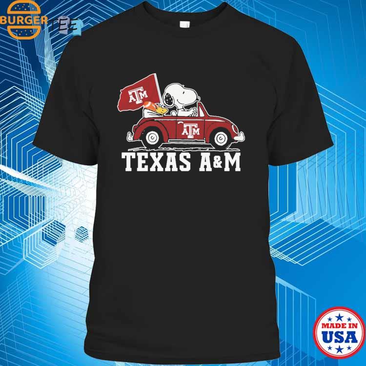 Texas Rangers X Peanuts Snoopy And Woodstock Drive Car Shirt