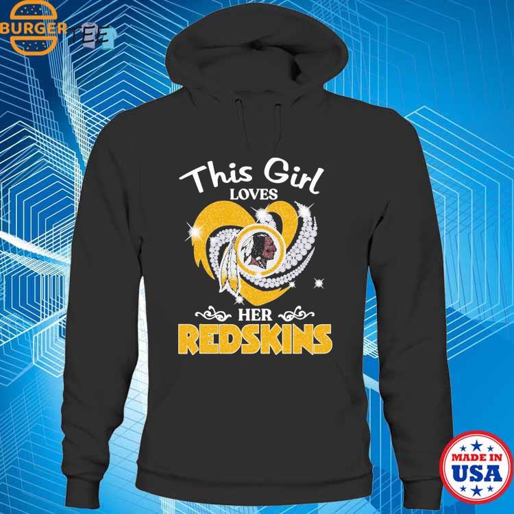 This Girl Love Her Washington Redskins T-shirt - Shibtee Clothing