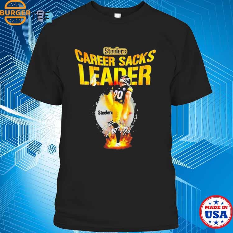 T. J. Watt Pittsburgh Steelers Sack Title - Sack Record 2022 Signature T- Shirt - REVER LAVIE