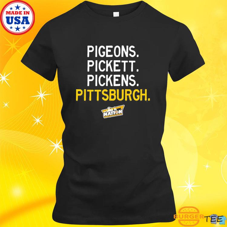 Pigeons. Pickett. Pickens. Pittsburgh. - Long Sleeve Tee Black / M