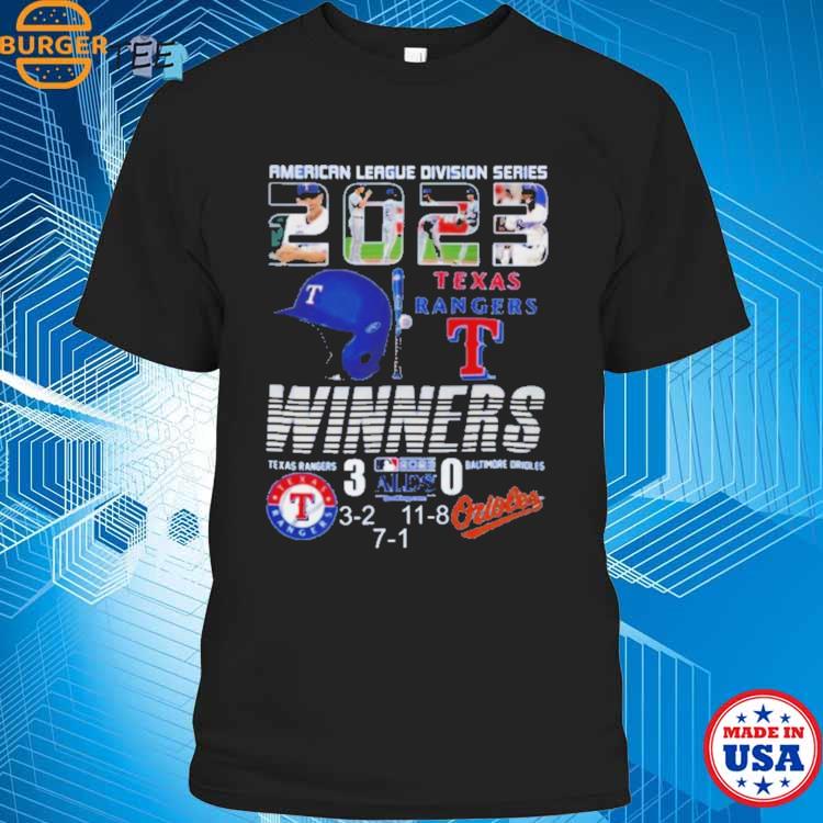 Official Texas rangers American league divison series winner orioles shirt,  hoodie, sweatshirt for men and women