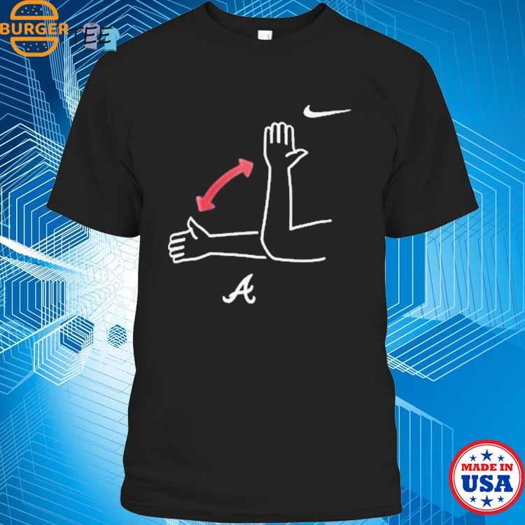 Premium Atlanta Braves Nike Navy MLB Chop Local Phrase T-Shirt