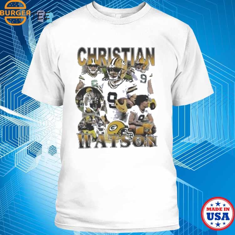 Printerval Christian Watson Touchdown Football Shirt, Christian Watson T-Shirt