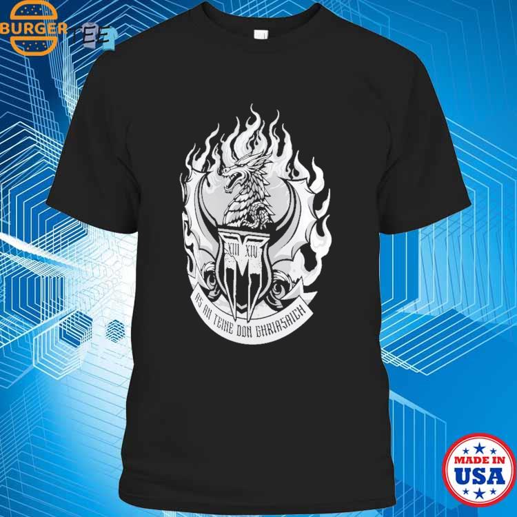 Men's Black Drew McIntyre Out of the Fire Orange Flames T-Shirt