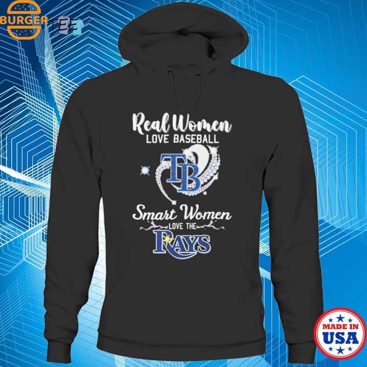 Heart Diamond Real Women Love Baseball Smart Women Love The Tampa Bay Rays  2023 Shirt, hoodie, sweater, long sleeve and tank top