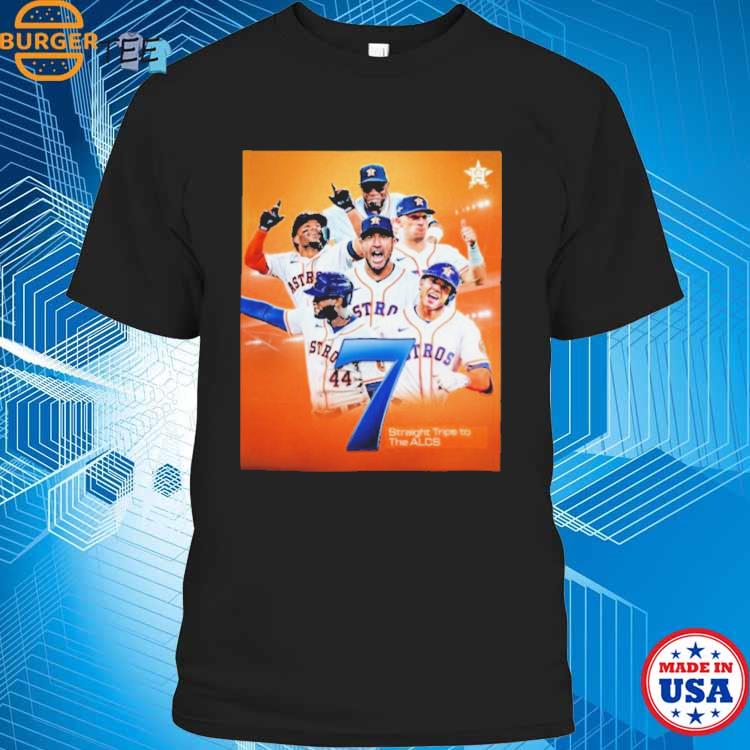 Official Houston Astros 7 Straight Trip To the ALCS 2023 Season Shirt,  hoodie, sweater, long sleeve and tank top