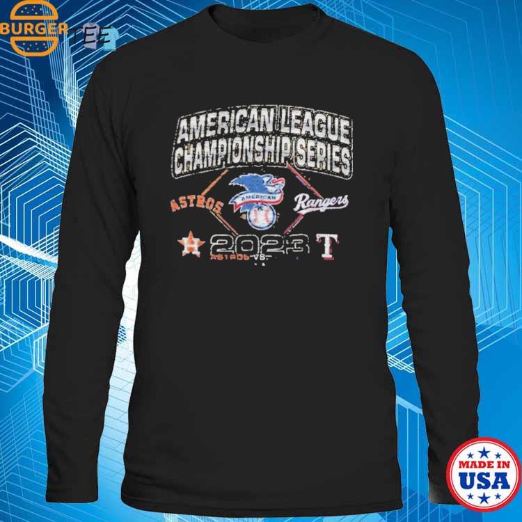 Official houston Astros vs. Texas Rangers 2023 ALCS Matchup Franklin T- Shirts, hoodie, sweater, long sleeve and tank top