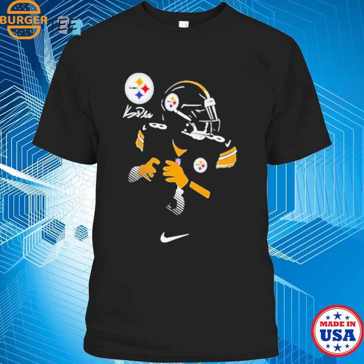 Kenny Pickett Pittsburgh Steelers Youth Gold Name & Number Logo T-Shirt 