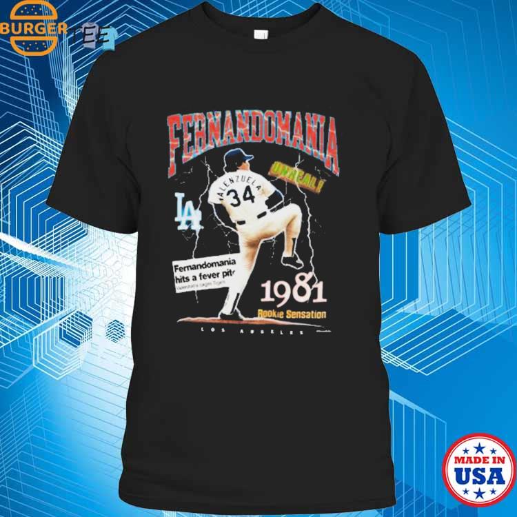 Los Angeles Dodgers Mens T-Shirt Mitchell & Ness Fernandomania Valenzu –  THE 4TH QUARTER