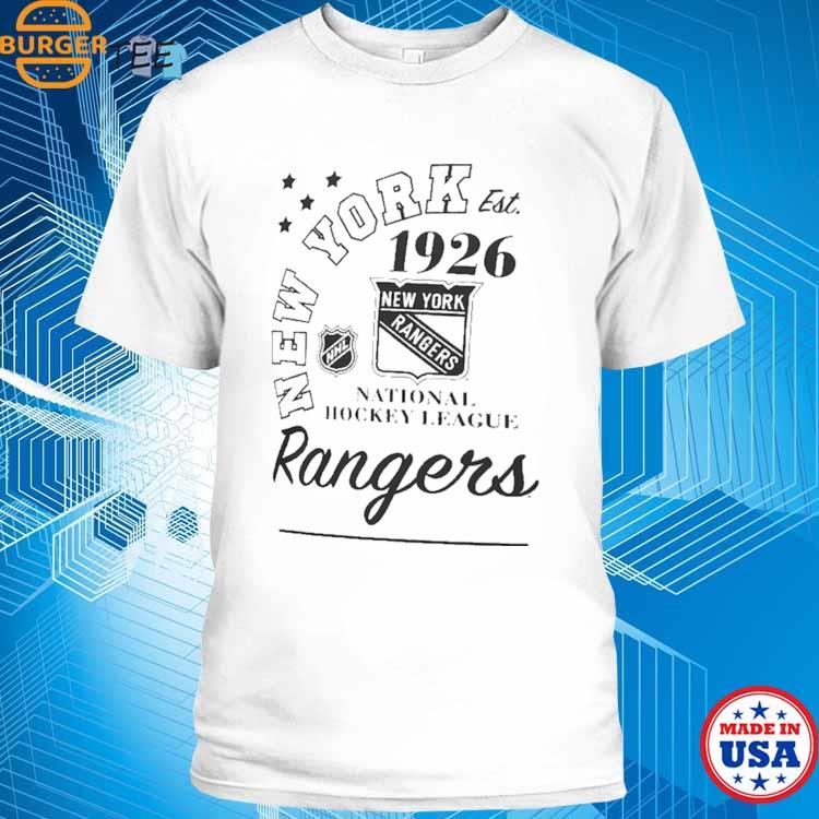 Men's Starter Heather Gray New York Rangers Arch City Team Graphic T-Shirt Size: Small