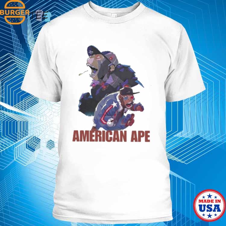 Mens T-Shirt  Americana Monkey