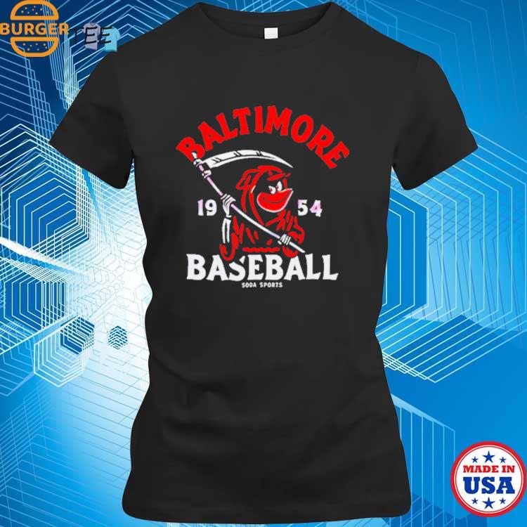 Baltimore Orioles Reaper Baseball 1954 Shirt - Peanutstee