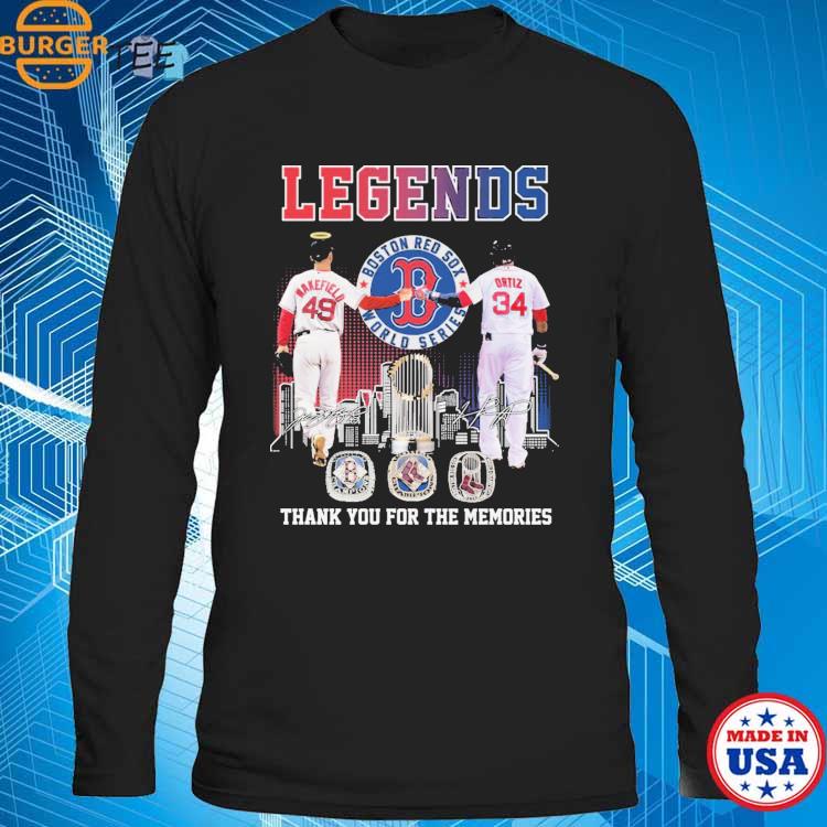 Boston Red Sox World Series Legends Thank You for the memories