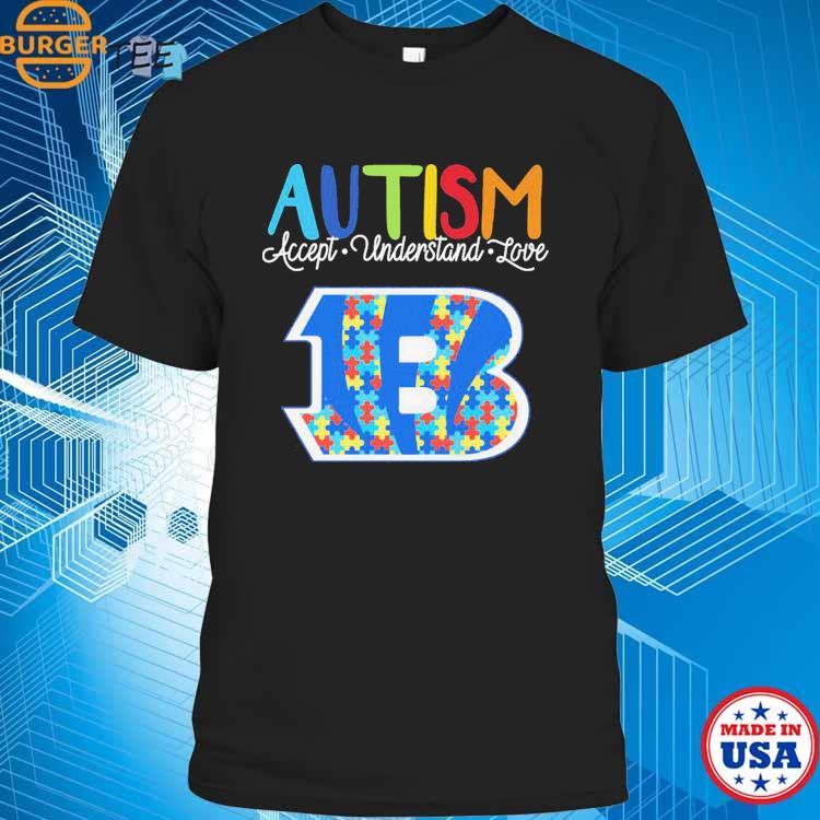 2023 Cincinnati Bengals NFL Autism It's Ok To Be Different Shirt