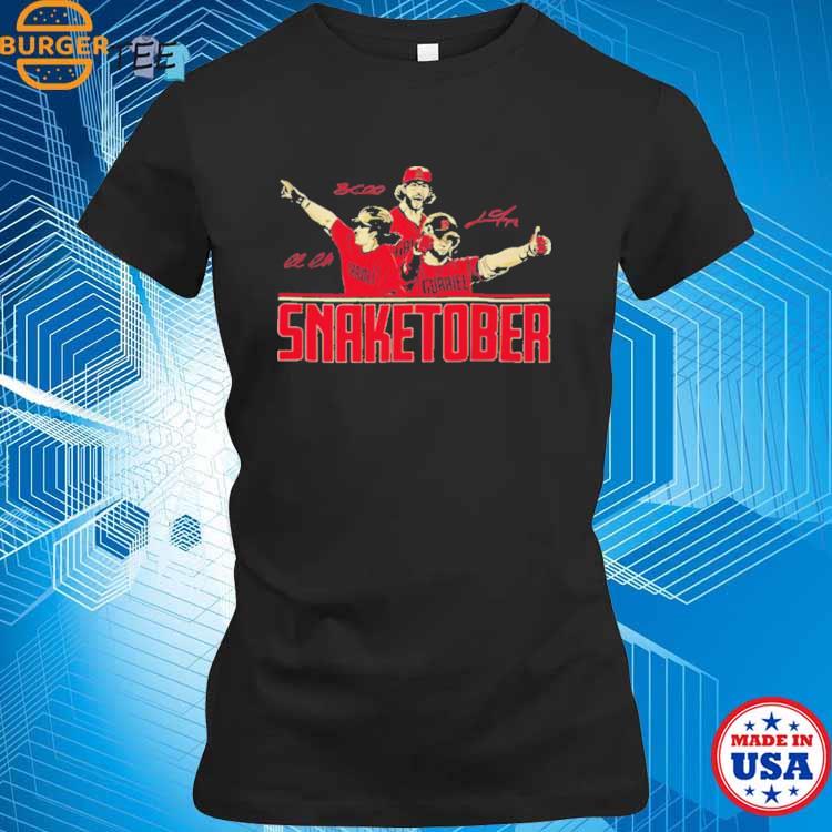 Corbin Caroll, Lourdes Gurriel Jr. And Zac Gallen Snaketober Signature Shirt  - Peanutstee