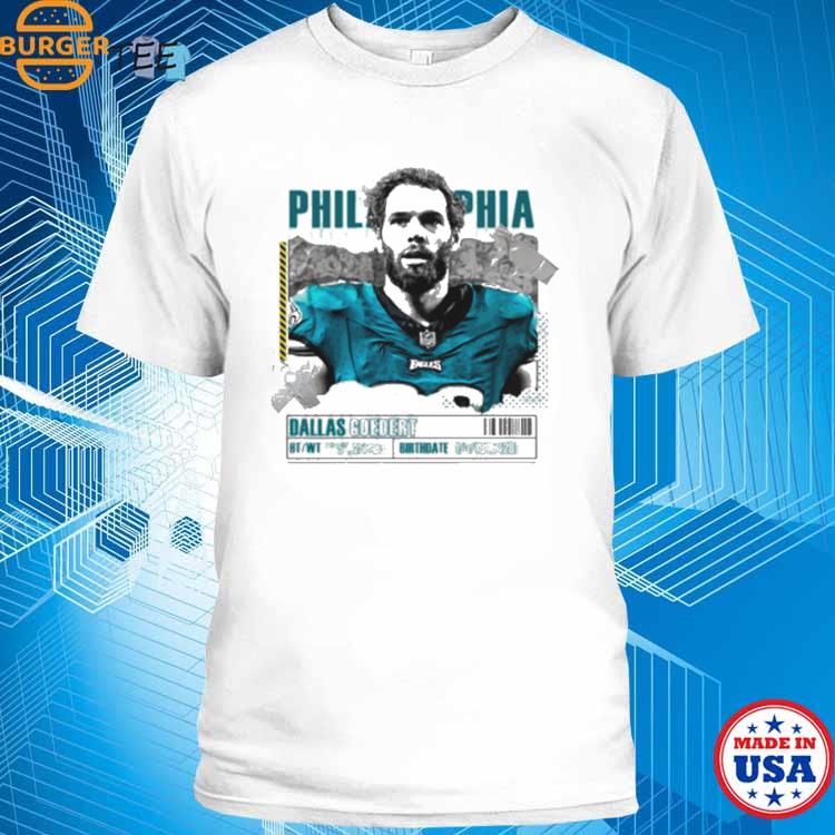 Dallas Goedert Philadelphia Eagles Men's Pro Line Backer T-Shirt - Ash