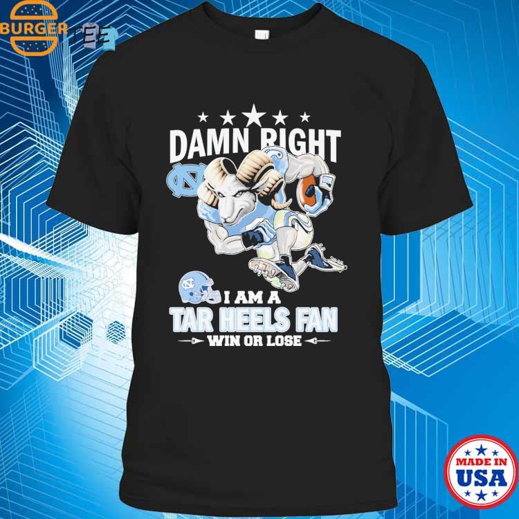 Damn Right I Am A Detroit Lions Mascot Fan Win Or Lose T Shirt