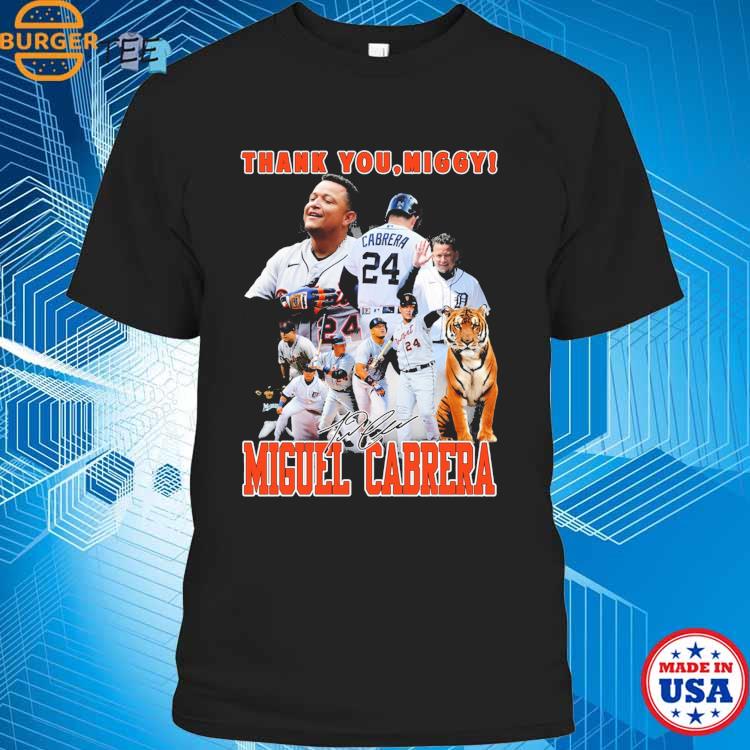 Official Detroit Tigers Thank You Miggy Forever Shirt, hoodie