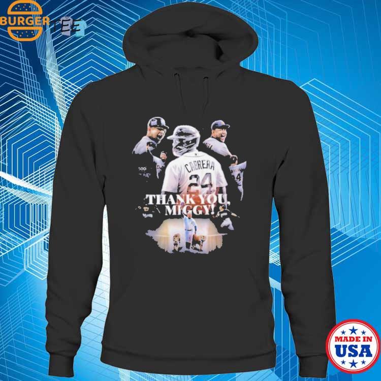 Detroit Tigers Thank You Miggy Forever Shirt, hoodie, sweater, long sleeve  and tank top