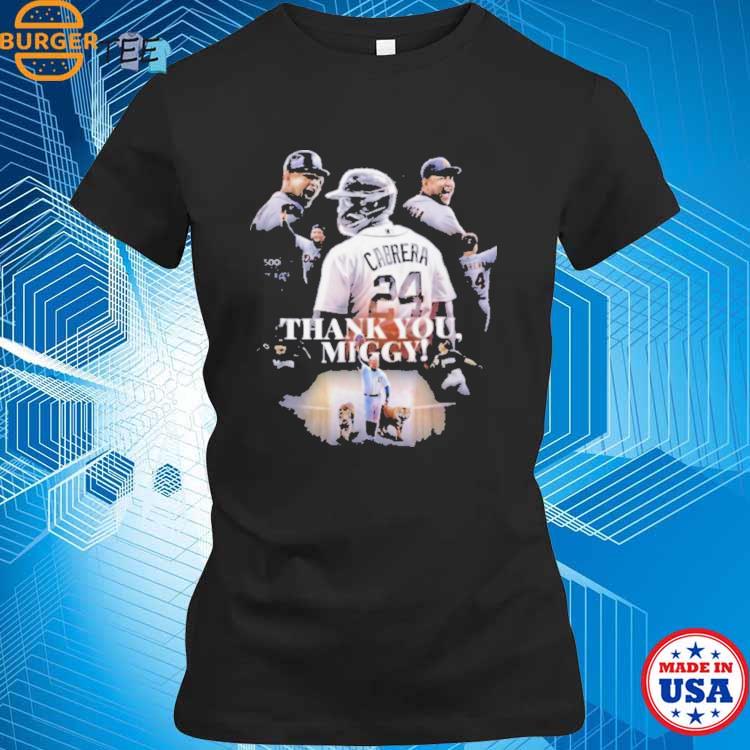 Official Detroit Tigers Thank You Miggy Forever Shirt, hoodie, sweater,  long sleeve and tank top