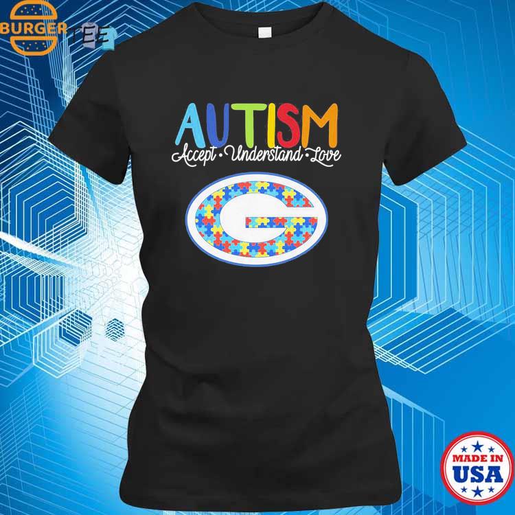 Green Bay Packers NFL Autism Awareness It's Ok To Be Different Shirt,  hoodie, sweater, long sleeve and tank top
