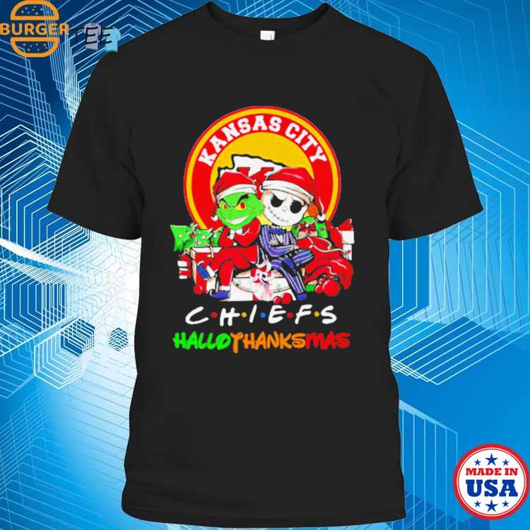 Grinch Jack Skellington Kansas City Chiefs Kansas City Royals T