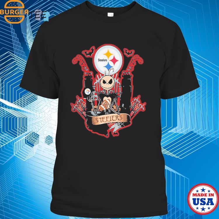 Jack Skellington Halloween Pittsburgh Steelers Fan T-Shirt, hoodie,  longsleeve, sweatshirt, v-neck tee