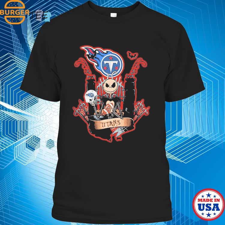 Official Jack Skellington Halloween Tennessee Titans Fan Shirt, hoodie,  tank top, sweater and long sleeve t-shirt