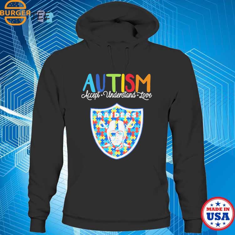 Las Vegas Raiders NFL Special Autism Awareness Design Hoodie T